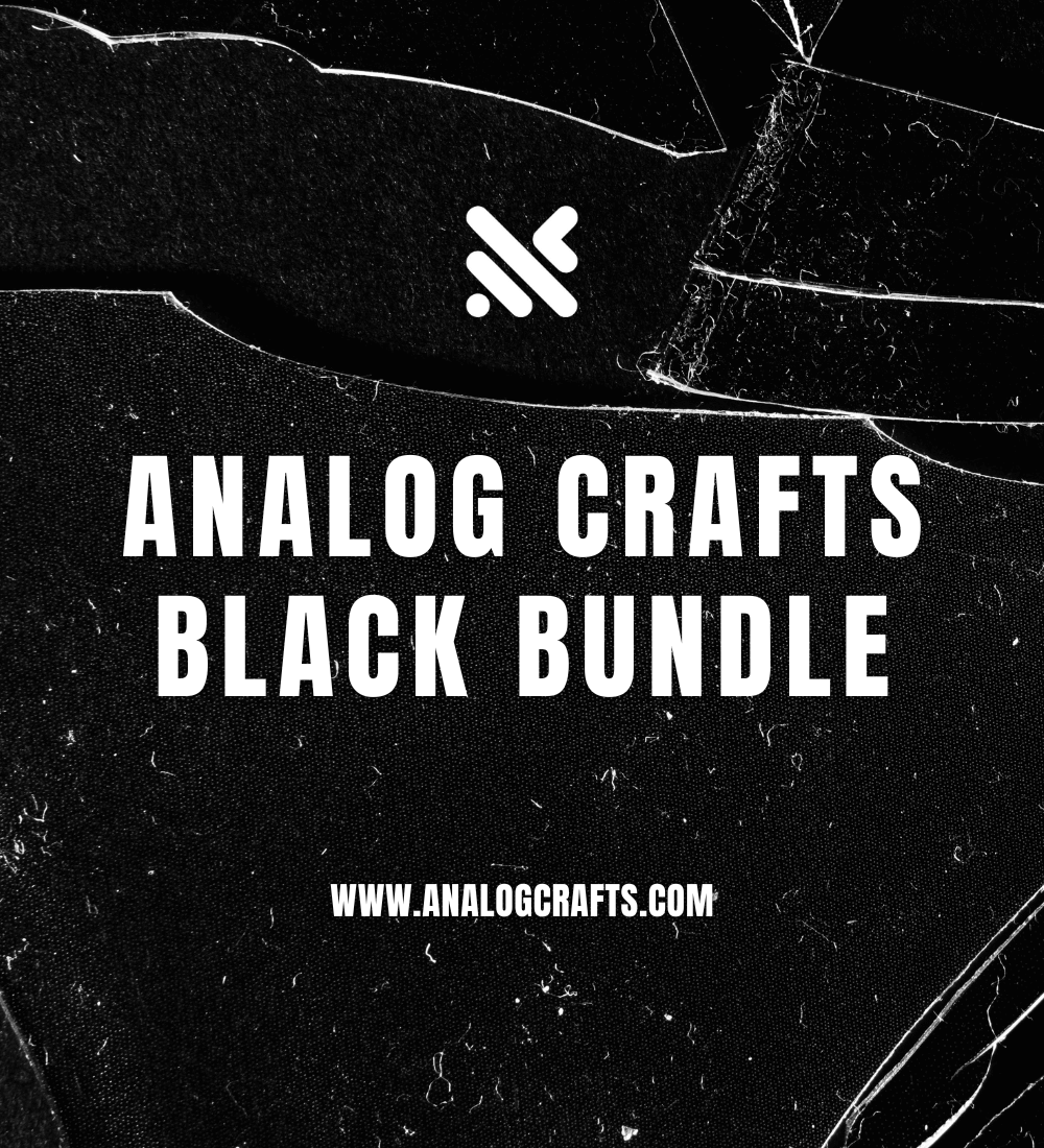 Black Bundle from Analog Crafts featuring a collection of house sample packs.