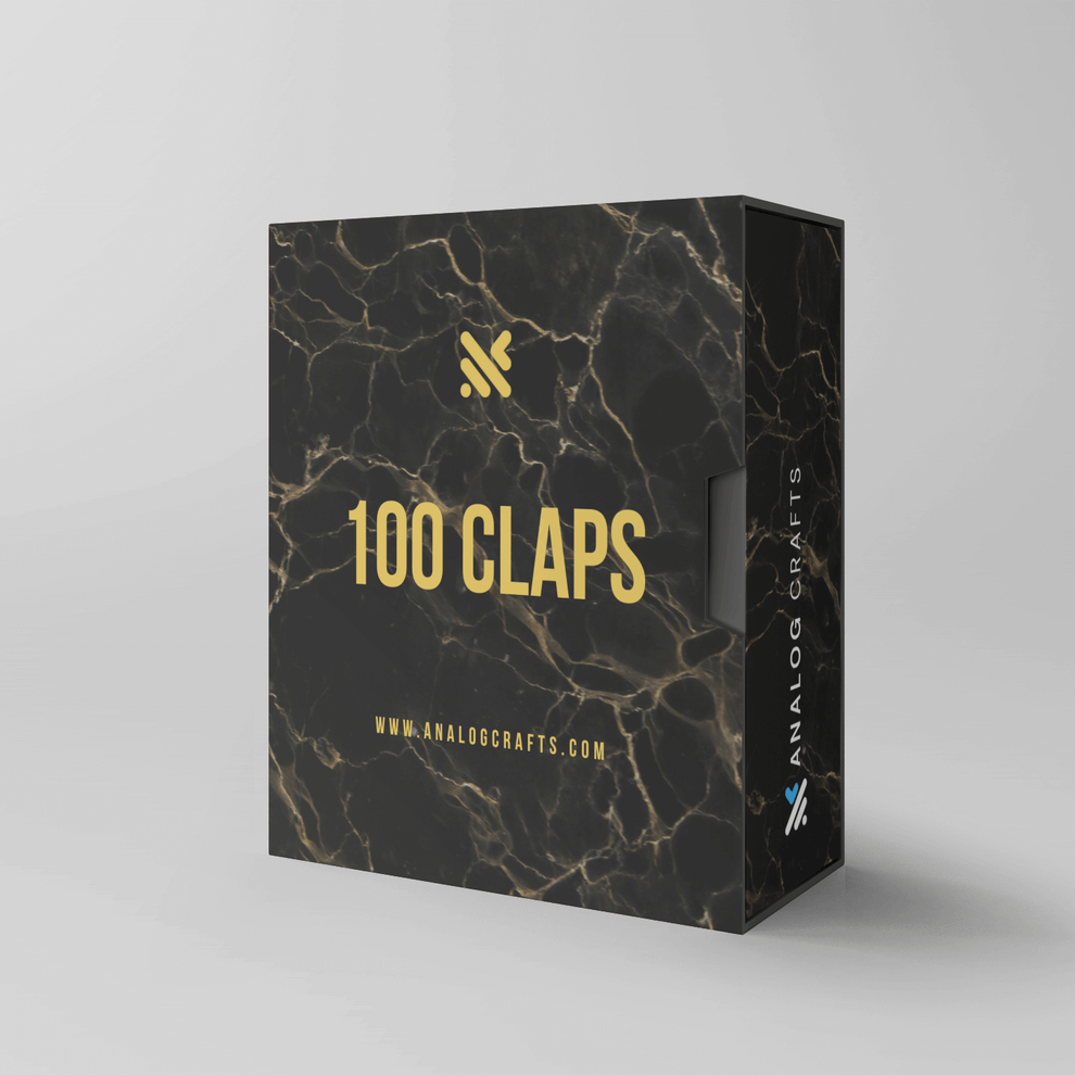 100 Claps sample pack | Analog Crafts