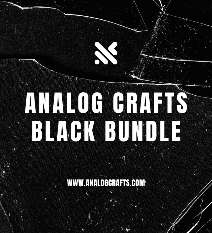 Black Bundle from Analog Crafts featuring a collection of house sample packs.